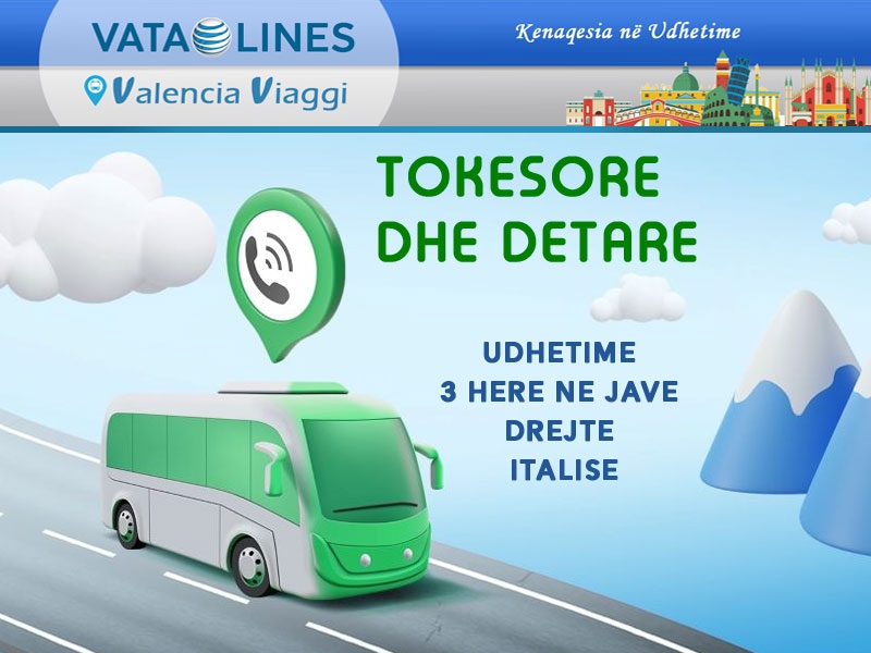Foto 1 - VATA LINES & VALENCIA VIAGGI - Udhëtime me autobus ne Itali – Shqipëri – Itali