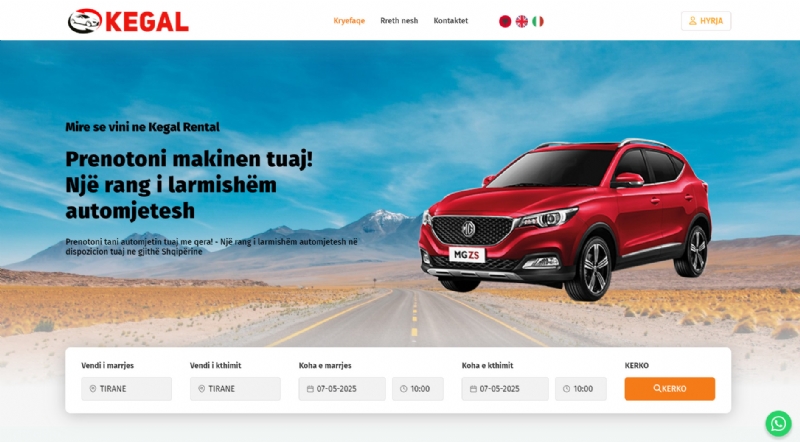 Foto 1 - CRM per Renta a car - Web Sistem per Makina me Qera