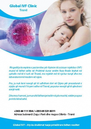 Foto 2 - Global IVF Clinic Tirane – Teknologji per IVF e nivelit boteror ne Shqiperi