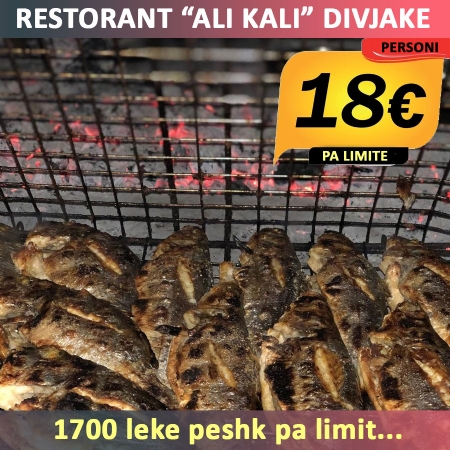 Foto 2 - Peshk pa limit per vetem 1700 leke – Vetem te Restorant Ali Kali ne zemer te Divjakes