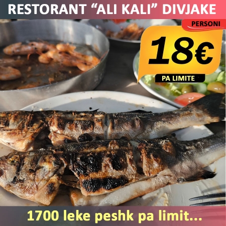 Foto 3 - Peshk pa limit per vetem 1700 leke – Vetem te Restorant Ali Kali ne zemer te Divjakes