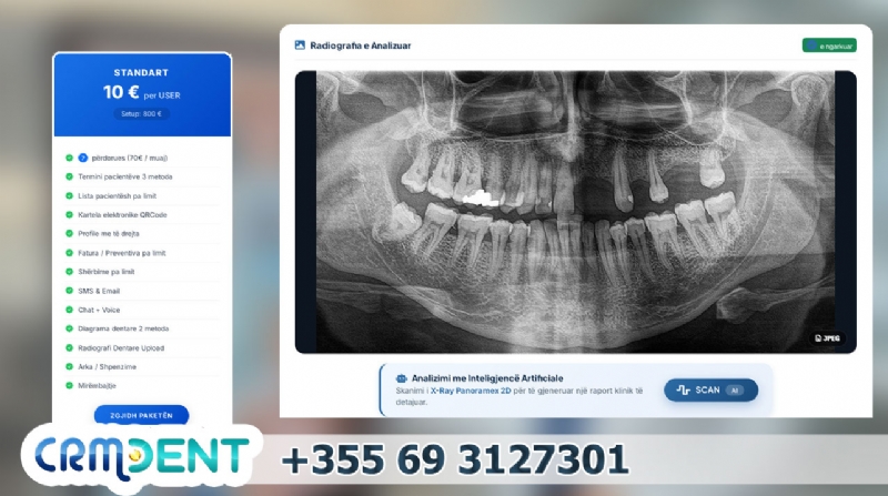 Foto 2 - CRMDent - Software Dental me Inteligjence Artificiale te integruar.